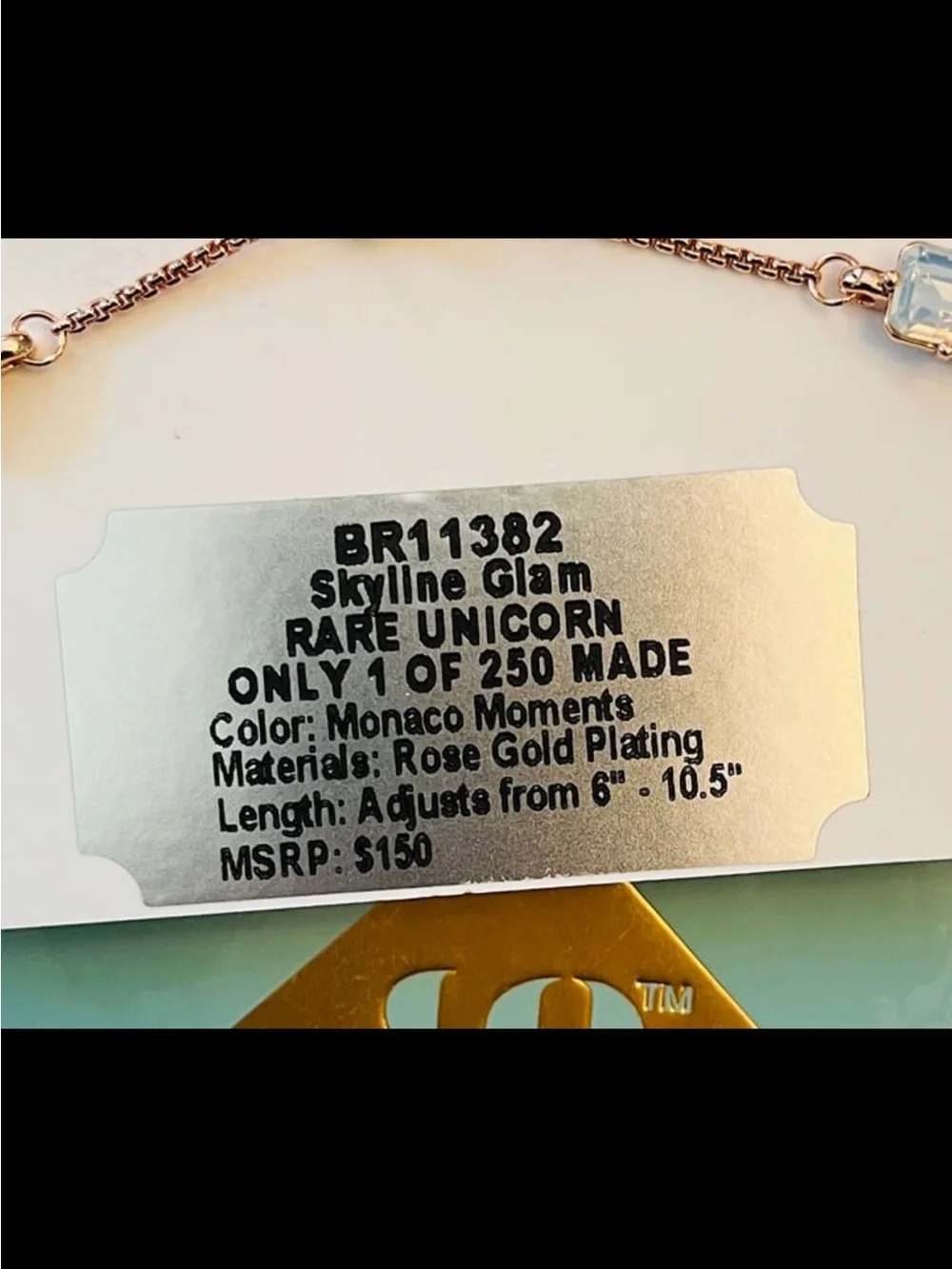 Bomb party jewel candy unicorn Monaco bracelet